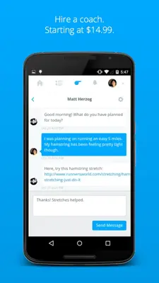 Coach.me android App screenshot 1